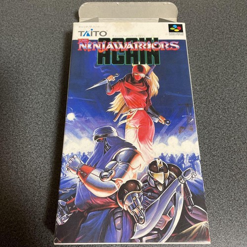 The Ninja Warriors Again Nintendo Super Famicom SFC SNES en caja importación JP 1994 - Imagen 2 de 10
