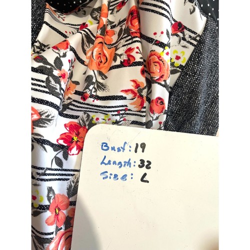 Strandkleid Elasthan Babydoll Blumen Multi Print Kokett Landhaus Sommer Damen L NEU - Bild 6 von 6