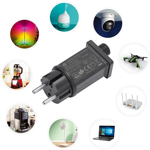 12V1000mA/1250mA/1500mA Netzteil Wandler IP44 Wasserdicht Trafo US/EU - Bild 3 von 18