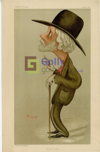 Original Vanity Fair art print Mr. George Meridith 24/9/1896 V448