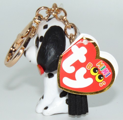 New Ty Mini Boos FETCH the Dalmatian Collectible Clip Clasp Closure w/tassel 2" - Picture 2 of 2