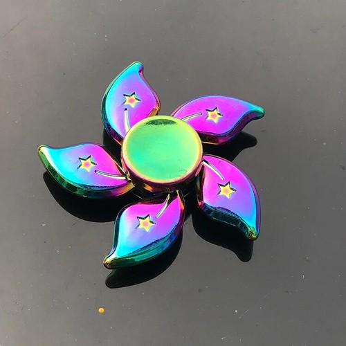 EDC Fidget Spinner Juguete de Metal Arco Iris Spiner R118 Juguetes Giratorios de Mano Alivio para Adultos - Imagen 11 de 18