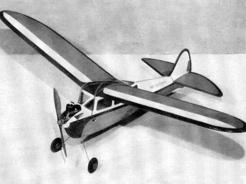 Air Warden Powered Free Flight 70" WS RC Airplane Printed Plans & Templates
