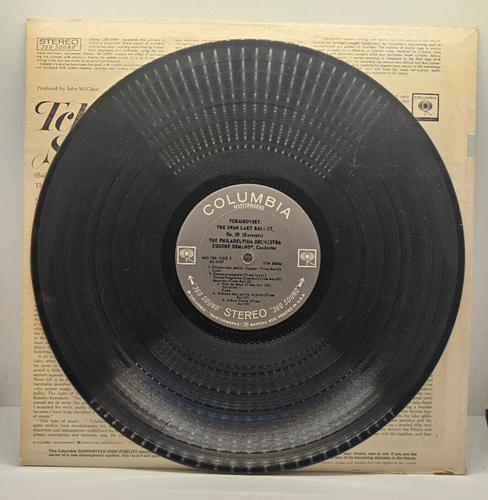 Tchaikovsky Swan Lake Ballet Suite Vinyl Record MS 6437 - Imagen 3 de 4