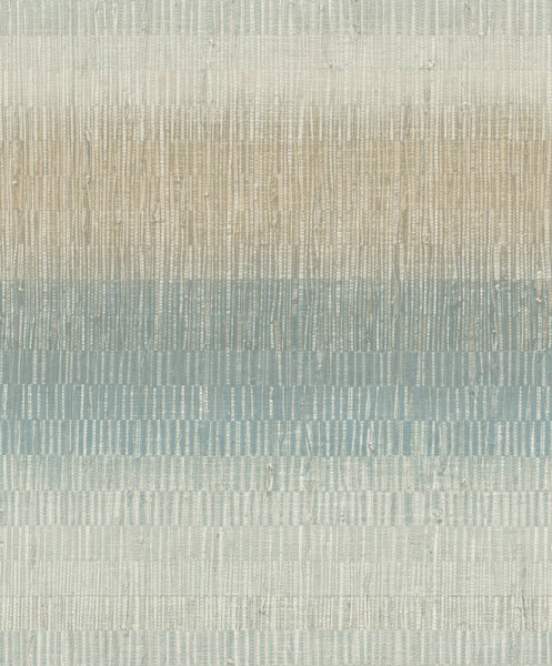 Vliestapete Nomad Grandeco Blau Beige Grasscloth Muster A51201 (4,68€/1Qm)-image