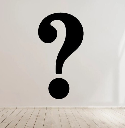 Question Mark Vinyl Decal for Car laptop Window Bumper Wall Truck - Picture 8 of 13