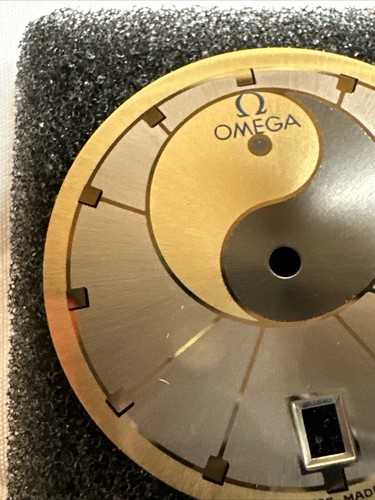 Cadran de montre Omega d'origine réf 2960 3 tons avec aiguilles BDB36 - Photo 3/9