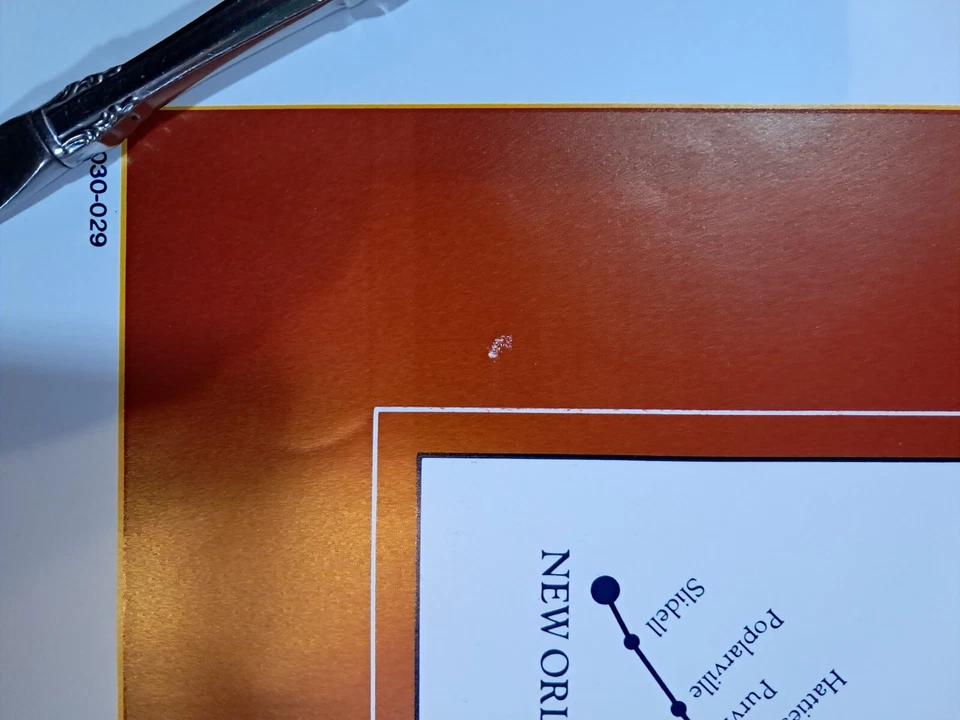 RARE Vtg AMTRAK Crescent Train NEW ORLEANS to DC Travel Poster 25x40 Jazz - Изображение 3 из 4