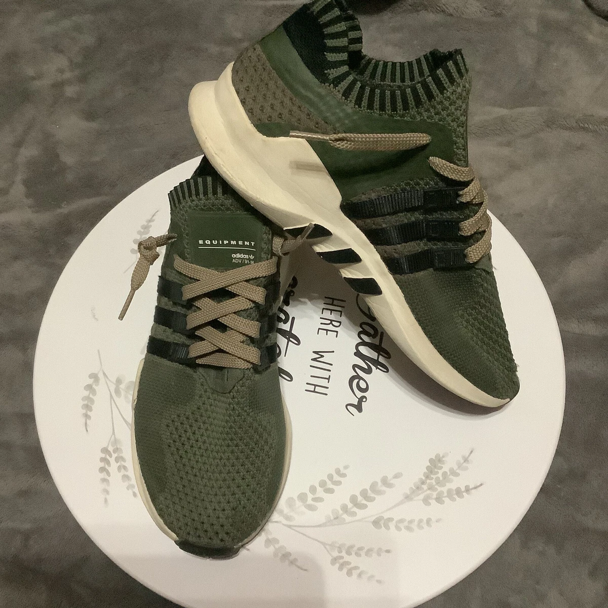 Blanco slaaf kruis Adidas EQT Support ADV Primeknit Branch Green Running Shoes Men&#039;s Size  6 📦GG | eBay