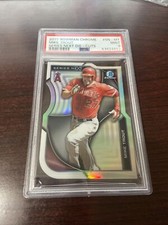 2015 Bowman Chrome Series Next Die Cuts Mike Trout PSA 9 Angels