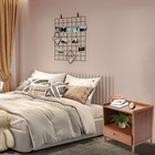 Bamboo Small Nightstand Bedside End Table with Drawer for Bedroom Living Room
