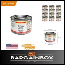 Made in America: Soot-Free Jelled Ethanol Fuel for Safe Food Warming, 12 Cans