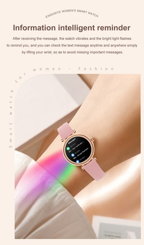 Women Smart Watch Ladies Smartwatch Sport Fitness Tracker Bluetooth Bracelets - 第 9/24 張圖片