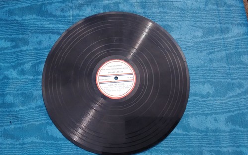 Airplane Sound Effects 78rpm Single 12-inch AFRS Records #7/8 War Department - Picture 2 of 4