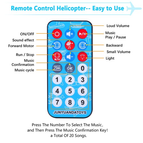 Airplane Model Kids Smart Remote-Control Toy with Music Rotatable Birthday Gifts - Bild 11 von 22