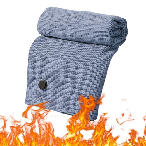 1x USB Elektrisch Beheizte Wohndecke Warm Poncho Wickeldecke Tragbar Sha HOT! - Bild 3 von 21