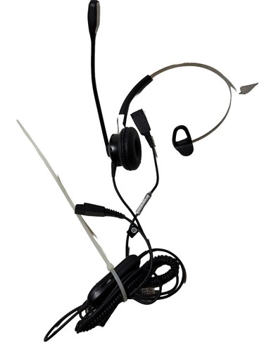 Jabra Foot Coiled Smart Cord GN1200 CC 2M Coiled QD to Mod Plug Headset - Picture 1 of 11