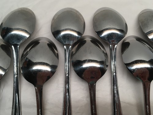 87pc Oneida Sand Dune Glossy Stainless China Flatware Set – Service for 11 - Picture 18 of 24