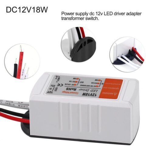 12V netzteil treiber DC 18/28/48/72/100 W Trafo LED Transformator Netzadapter - Bild 14 von 31