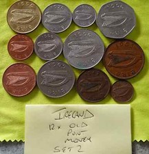 12x Irish Beginners set 2 : 1996 1 50p 20p 10p 5p 2p 1p + others | Old Ireland