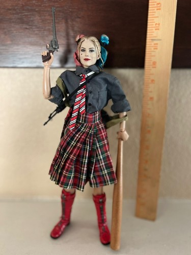 1/6 1:6 12" ESCALA DC Harley Quinn Joker Margot Robbie PERSONALIZADO ÚNICO EN SU CLASE Batman - Imagen 1 de 11