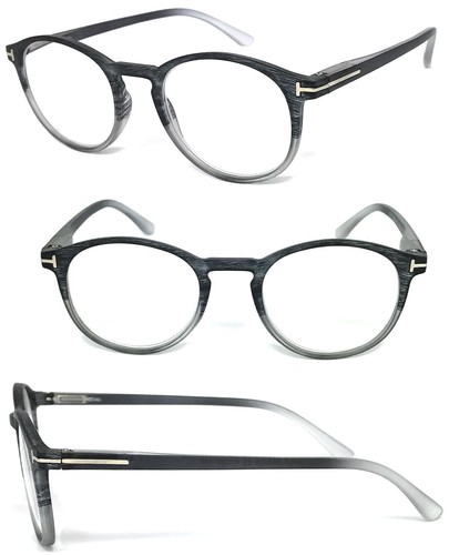 1 oder 3 Paar Schlüsselloch runde Volllinse Lesebrille Federbügel - Bild 9 von 14