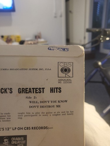 CRASH CRADDOCKS Rare 1964 Aust Only 7" OOP "Greatest Hits" Collectable - Picture 3 of 5