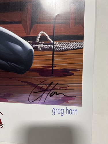 Impresión firmada por Greg Horn Ezra 13,5x19,75 exclusiva de la Convención Arcana - Imagen 2 de 2
