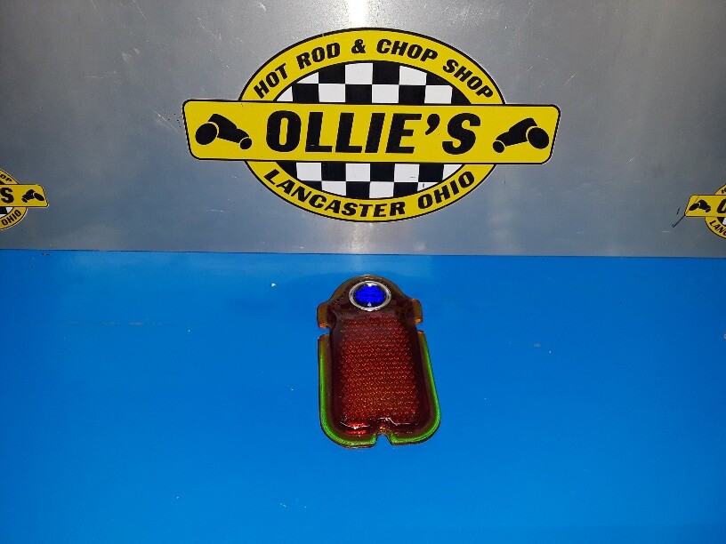 HARLEY DAVIDSON TOMBSTONE TAIL LIGHT BLUE DOT LENS PANHEAD