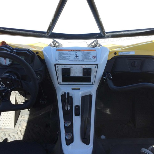 Yamaha YXZ 1000 R white billet side by side dash panel CNC part - Picture 2 of 3