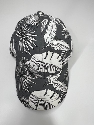 GAP cap hat floral ferns white grey adjustable one size fits most unisex - Bild 2 von 13