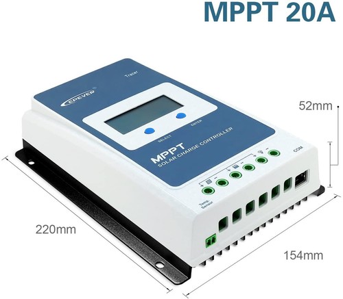 EPEVER MPPT 40A Solar Laderegler Tracer4210AN 20A 30A 12V/24V Controller Zubehör - Bild 12 von 20