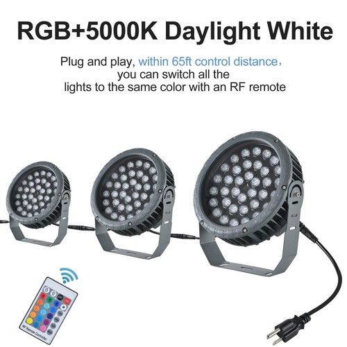 LED Wall Washer Light 144W RGBW Outdoor Spotlight, Outdoor ​Color Changing - Picture 5 of 7