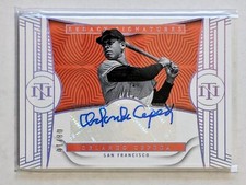 2023 National Treasures Orlando Cepeda Legacy Signatures Auto /10 #LS-OC Giants
