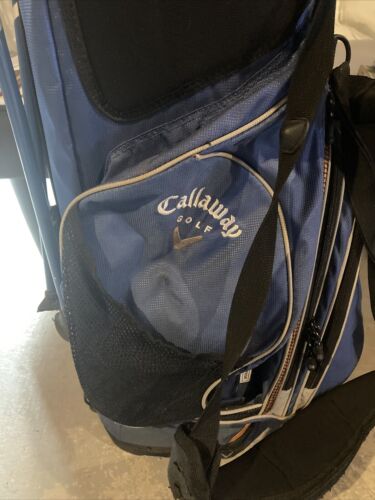 Callaway Golf Xtra Lite 6 Way Divider Golf Stand Bag w Raincover & Dual Strap - Picture 9 of 21
