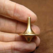 Inception Brass Totem Gyroscope Spin Top   Precision Metal Spinning Fidget Toy