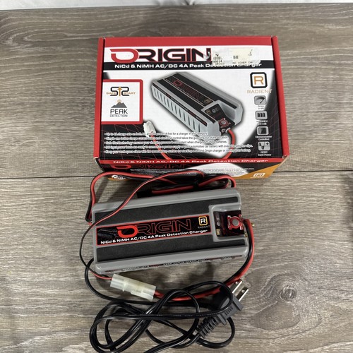 Caricabatteria radiocomandato Radiant Origin 4A Peak NIMH/NiCad Traxxas Losi Arrma AC/DC