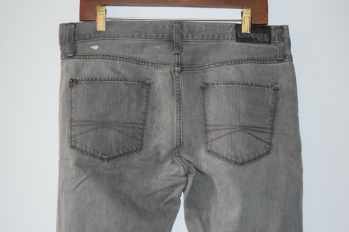 Express Stretch Skinny Rocco Slim Fit Jeans Mens 32x34 Denim Pants Ripped  - Picture 6 of 9