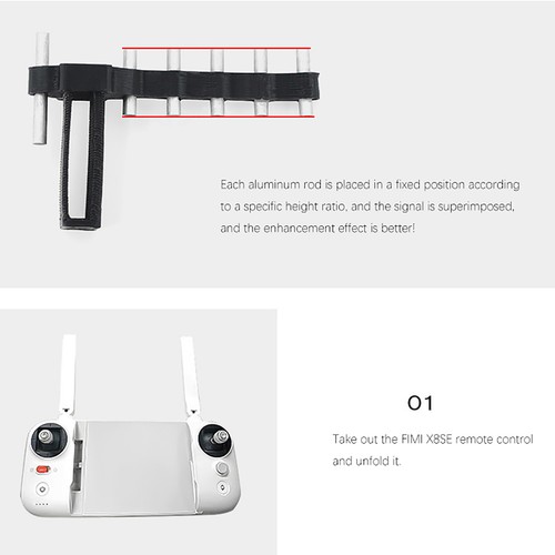 Controller Signal Booster Expansion for FIMI X8 SE Drone Remote Controller Part - 第 10/18 張圖片
