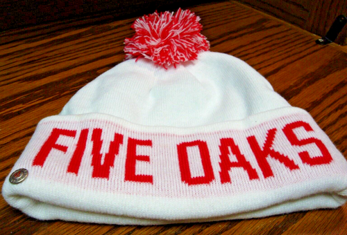 IMPERIAL Five Oaks Knit Ski Cap Warm Beanie Cuffed Hat~w/Pom Pom~Red/White   290 - Bild 4 von 4