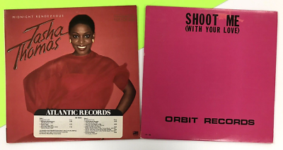 2x TASHA THOMAS LP: Midnight Rendezvous-LP & Shoot Me With Love-12