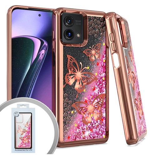 Für Motorola Moto G STYLUS 5G 2023 Handyhülle Flüssig Glitzer Case - Bild 3 von 3