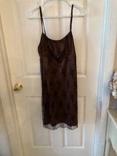 SHEIN BLACK LACE OVER NUDE DRESS SZ LARGE