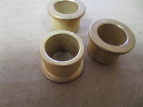 NEW LOT OF 3 NO NAME FLANGED BRONZE BUSHING 14mm ID 18mm OD FALNGE 22mm - Picture 4 of 4