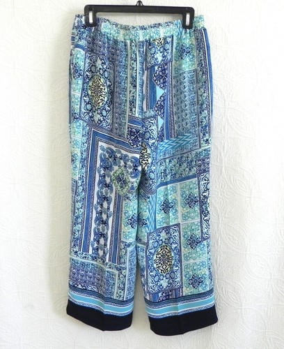 Pantalones cortos/pierna ancha Chico's bolsillos cintura elástica ligera talla 0 - Imagen 7 de 9