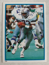 NFL TONY DORSETT Dallas Cowboys 1985 Topps Insert Sticker Football Trading #183