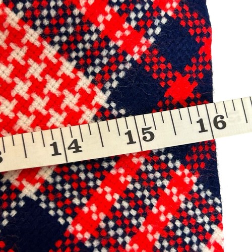 VINTAGE SEARS Toddler Jumper Dress Tartan Plaid Metal Buttons Mod Academia - Picture 8 of 10