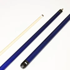 SRS S1 Blue Two-Piece Billiards Pool Cue Stick w/ 12.5 Slim Shaft & Le Pro Tip