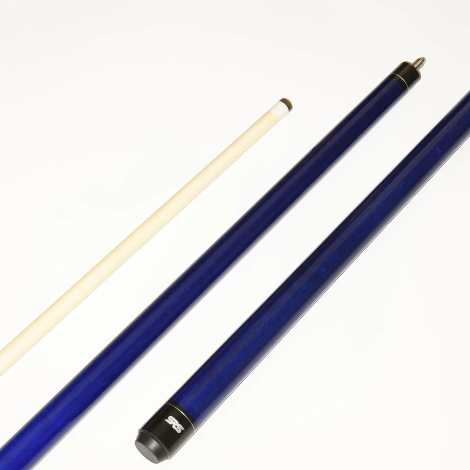 SOUTHERN REC SUPPLY SRS S1 Blue Two-Piece Billiards Pool Cue Stick w/ 12.5 Slim Shaft & Le Pro Tip