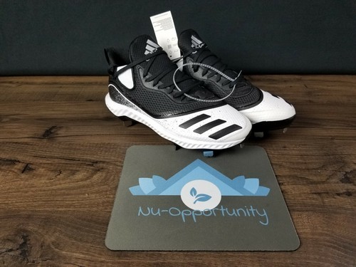 Adidas Icon V Bounce MEN'S SIZE 8.5, WHITE/BLACK, BASEBALL/SOFTBALL, G28268 - Picture 4 of 10